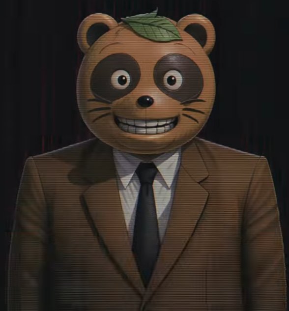 @nuki — operator behind a tanuki mask
